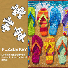 Summer Sandal Party Jigsaw Puzzle 1000 Pieces