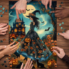 Mystic Night Witch Jigsaw Puzzle 1000 Pieces