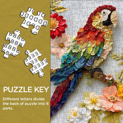 Feather Bloom Jigsaw Puzzle 1000 Pieces