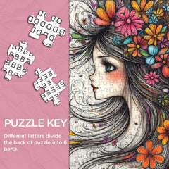 Blossom in Her Hair Jigsaw Puzzle 1000 Pieces