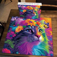 Iridescent Cat Jigsaw Puzzle 1000 Piece