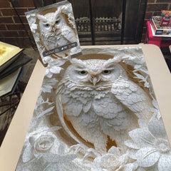 Puzzle en bois 3D Hibou 1000 pièces