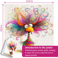 Exploding Bird Jigsaw Puzzle 1000 Pieces