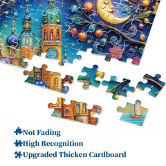 Fantasy Town Jigsaw Puzzle 1000 Pieces