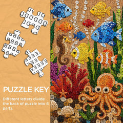 Button Sea Life Jigsaw Puzzle 1000 Pieces