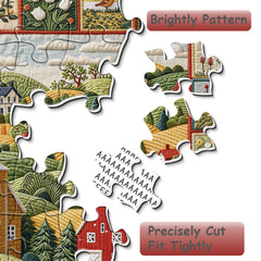 Quilted Countryside Jigsaw Puzzle 1000 Pieces