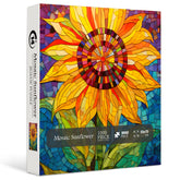 Mosaik-Sonnenblumen-Puzzle, 1000 Teile
