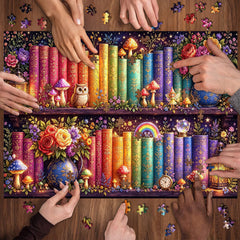 Whimsy Scribe Shelf Jigsaw Puzzle 1000 Piece