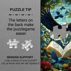 Eagle Plumes Pages Jigsaw Puzzle 1000 Pieces
