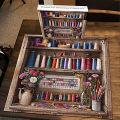 Casse-têtes Cabinet de Couture Coloré 1000 Pièces