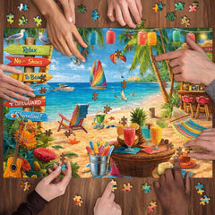 Beach Holiday Jigsaw Puzzle 1000 Pieces