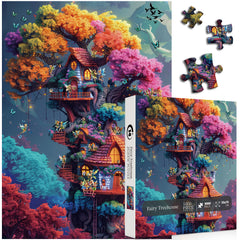Feen-Baumhaus-Puzzle, 1000 Teile