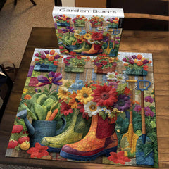 Garden Boots Jigsaw Puzzle 1000 Piece