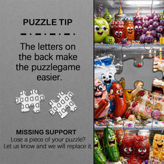 Refrigerator Food Party Jigsaw Puzzle 1000 Pieces