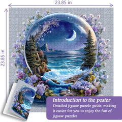Sea Moon Crystal Ball Jigsaw Puzzle 1000 Pieces