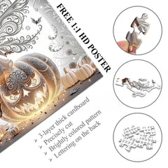 Moonlit Pumpkin Fairy Jigsaw Puzzle 1000 Pieces