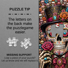 Sugar‑Skull Gentleman Jigsaw Puzzle 1000 Piece