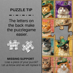 Vintage Cat Collection Jigsaw Puzzle 1000 Pieces