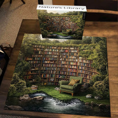 Natural's Library Jigsaw Puzzle 1000 Pieces