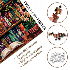 Fantasy Color Puzzle de Bibliothèque 1000 Pièces