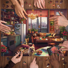 Urban Warm Home Jigsaw Puzzle 1000 Pieces