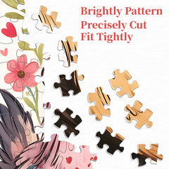 Heart Chicken Garden Jigsaw Puzzle 1000 Pieces