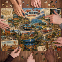 Endless Summer Drive Jigsaw Puzzle 1000 Piece