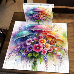 Umbrella Blooms Jigsaw Puzzle 1000 Pieces