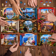 World Panes Jigsaw Puzzle 1000 Piece