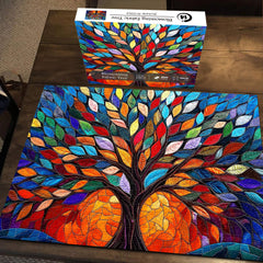 Blossoming Fabric Tree Jigsaw Puzzle 1000 Piece