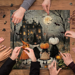 Friends’ Halloween Walk Jigsaw Puzzle 1000 Piece