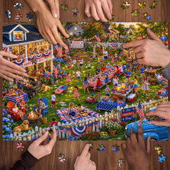 Land of the Free BBQ Jigsaw Puzzle 1000 Pieces