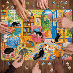 Kitty Cottage Jigsaw Puzzle 1000 Piece