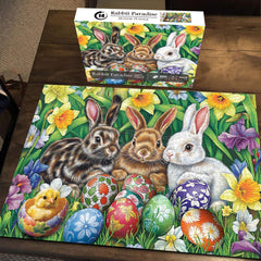 Puzzle de 1000 pièces Paradis des Lapins