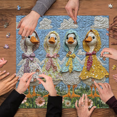 Patchwork Ducks Jigsaw Puzzle 1000 Pieces