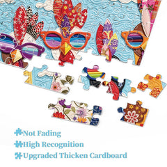 Floral Chicks Jigsaw Puzzle 1000 Pieces