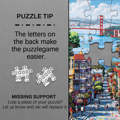 Bay Charm Puzzle en Bois 1000 Pièces