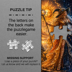 Sun & Moon Witch Jigsaw Puzzle 1000 Pieces