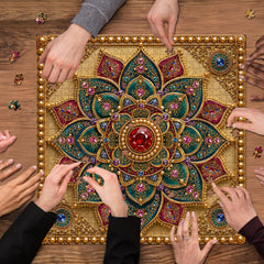 Gem Mandala Jigsaw Puzzle 1000 Pieces