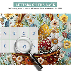 Puzzle de Pâques Panier d'Œufs 1000 Pièces