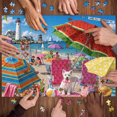 Summer Beach Rush Jigsaw Puzzle 1000 Pieces