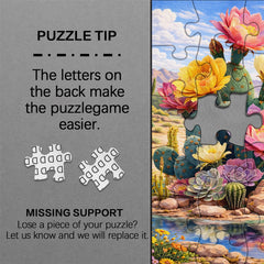 Blooming Cactus Jigsaw Puzzle 1000 Pieces