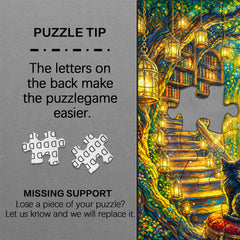 Magic Tree Library Jigsaw Puzzle 1000 Piece