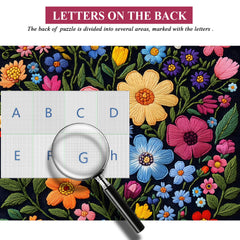 Wildblumen-Symphonie-Puzzle, 1000 Teile