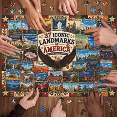 Iconic Sights Jigsaw Puzzle 1000 Piece