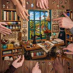 Cozy Sewing Room Jigsaw Puzzle 1000 Piece