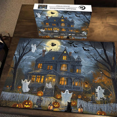 Midnight Haunted House Jigsaw Puzzle 1000 Pieces