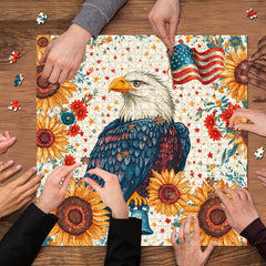 Patriotic Eagle Jigsaw Puzzle 1000 Pieces