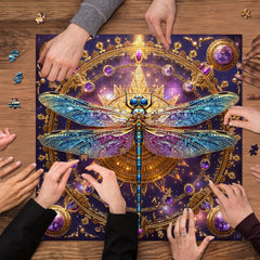 Starry Sky Dragonfly Jigsaw Puzzle 1000 Pieces