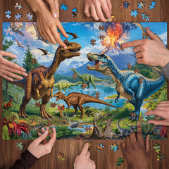 Roaring Volcano Jigsaw Puzzle 1000 Pieces